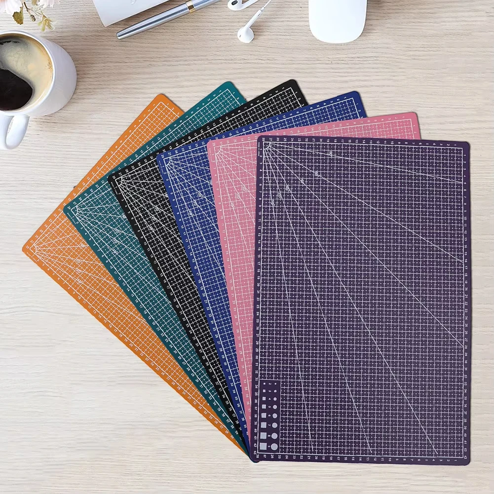 A3 naaimat enkelzijdig patchwork gesneden pad hoge nauwkeurige schaal snijmat lederen snijplank voor het naaien van stof