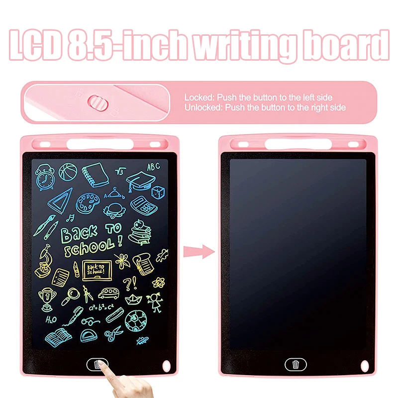 LCD Writing Tablet for Kids, Reusable Magic Drawing Board, Graffiti Sketchpad & Handwriting Blackboard, Eco-Friendly Toy Gift