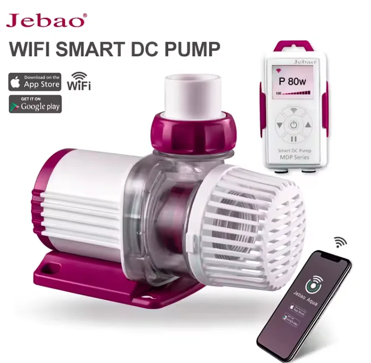 Jebao/Jecord MDP Series 110-220V DC WiFi App Control Aquarium Water Circulation Return Pump for Saltwater Freshwater Fish Tank