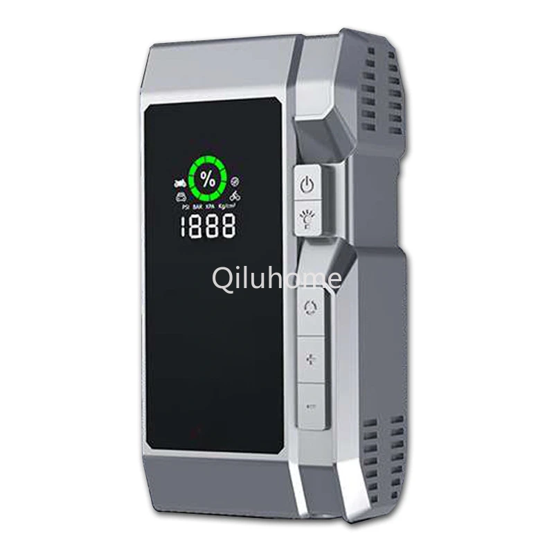 

Car Wireless Air Pump 12V Emergency Start Power Supply Large Capacity Mobile Phone Charging Multi-Function All-in-One Lighting
