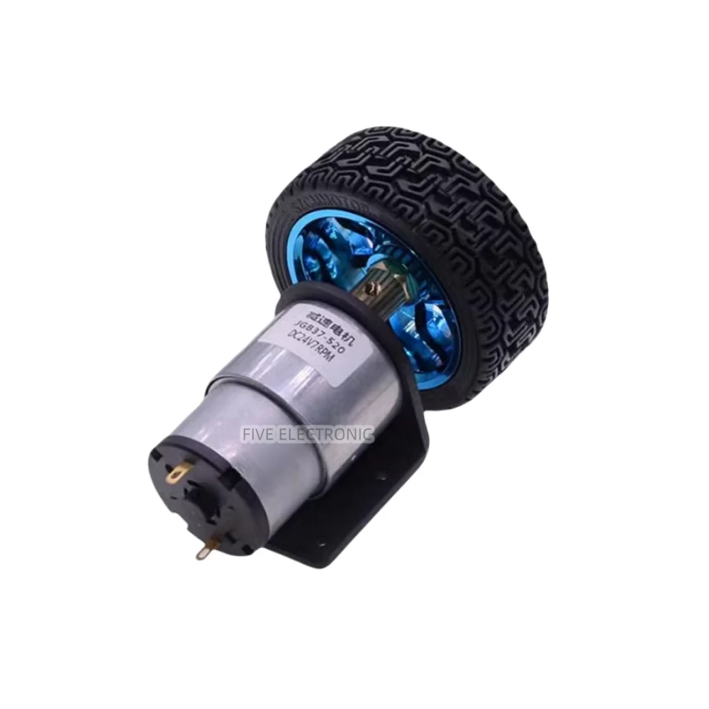 

6V12V24V 520 Motor Intelligent Balance Car Chassis Motor Robot Eccentric Shaft Bracket Coupling 65mm Wheels