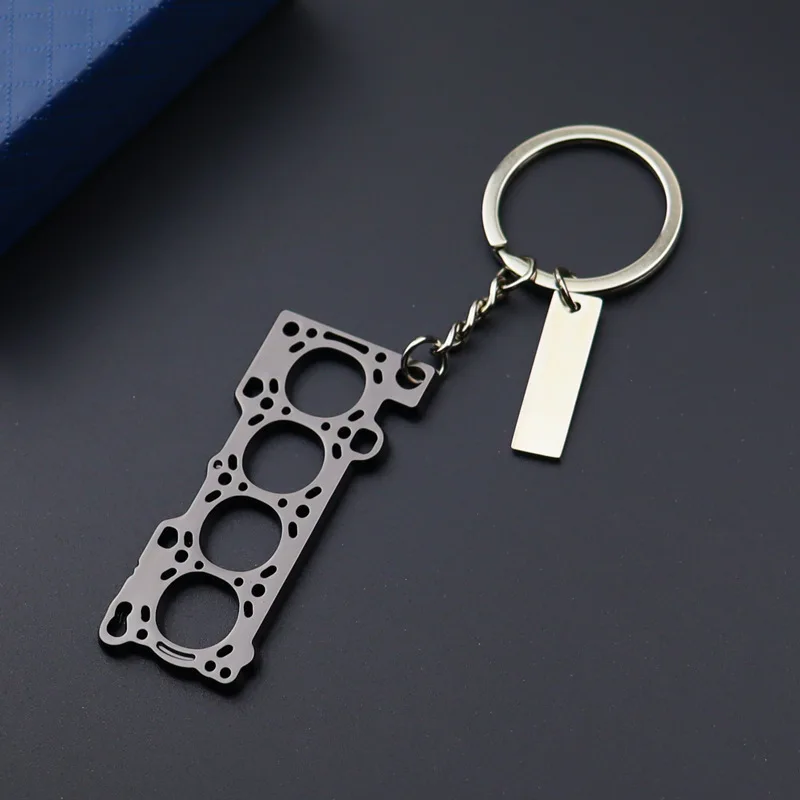 3D cylinder gasket keychain for men key ring car key chain key holder creative portachiavi chaveiro llaveros hombre