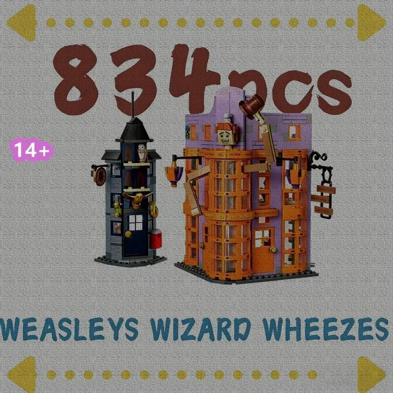 

2026 NEW Magic Tricks Workshop Building Blocks Magical Home Decor Model Ornament Toy For Kids 76422 Birthday Christmas Gifts