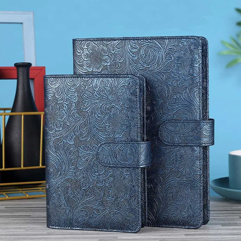 Multifunction Page Rings Binder Stationery Loose leaf Office Supplies Notebook Cover Leather Binder Binder Pockets Paper Holder