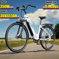 OT05 pro Electric Bicycle 250W Motor 36V22.5AH Lithium Battery Hydraulic Brakes E Bike 26-Inch Tire 7-Speed Electric Bike