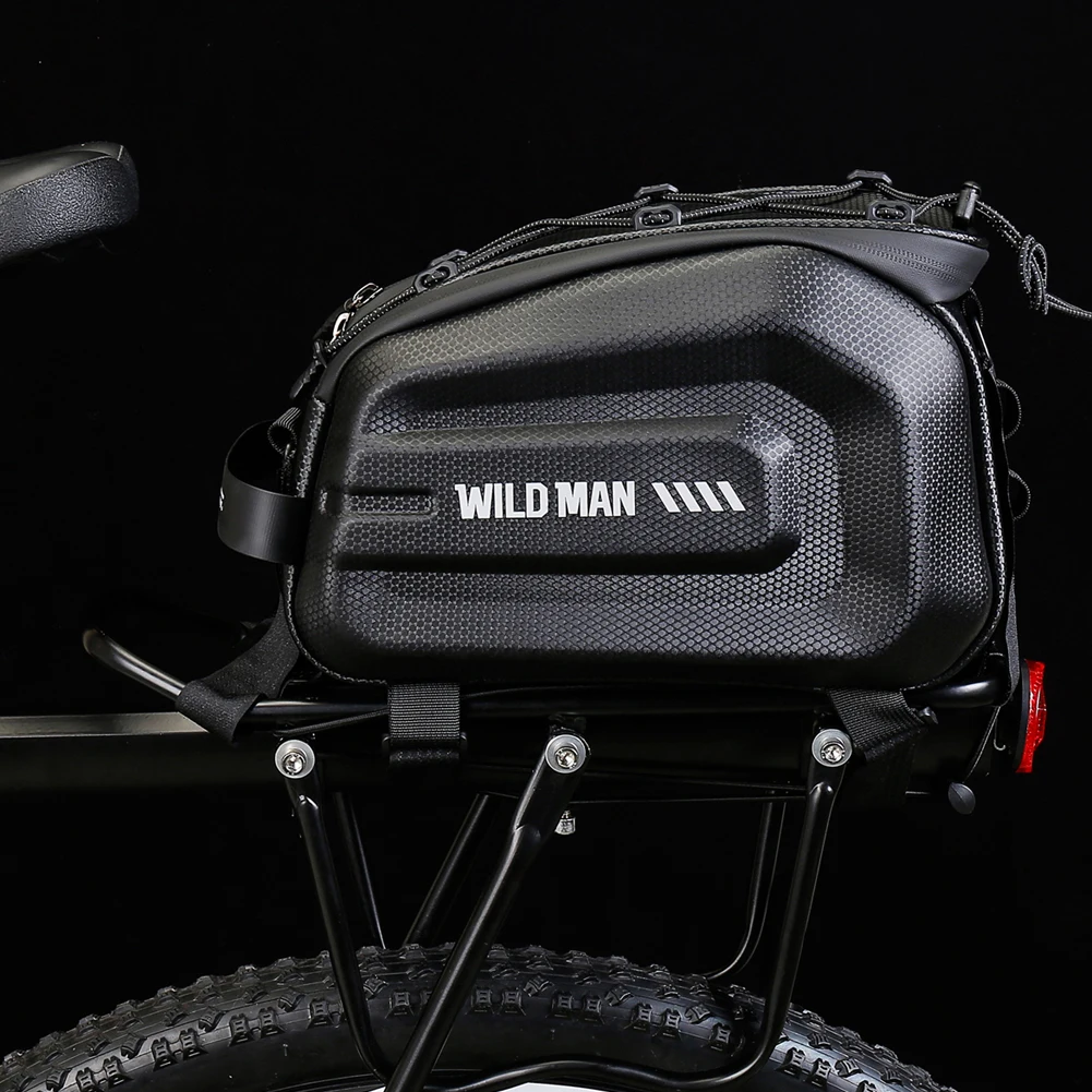 

4L Reflective Tail Bag Multifunction Bicycle Luggage Carrier Bag Large Capacity Waterproof for Outdoor Riding Travel