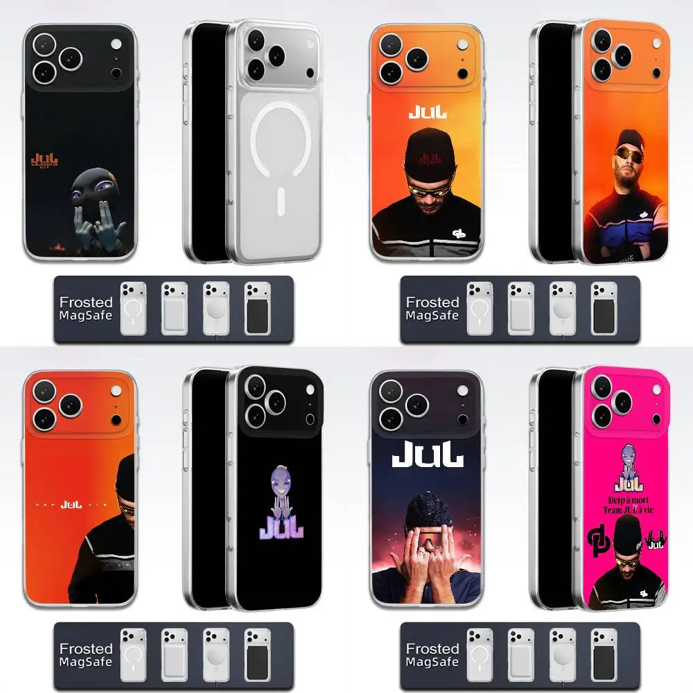 

J-Jul DP a vie Album gratuit vol 8 Phone Case For iPhone 17,16,15,14,13,12,11,Pro,Max,Plus,E,Air,Mini Magsafe Transparent