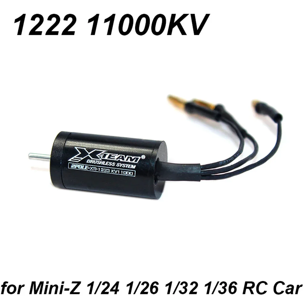 X-TEAM 1222 Series 11000KV 2-Poles Inrunner Brushless Motor for 1/24 1/26 1/32 1/36 Mini RC Car