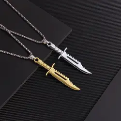 Men's Retro Necklace Personalized Sword Domestic Domineering Dragon Sword Trip-Mortar Pendant Niche Design Sensory Accessories