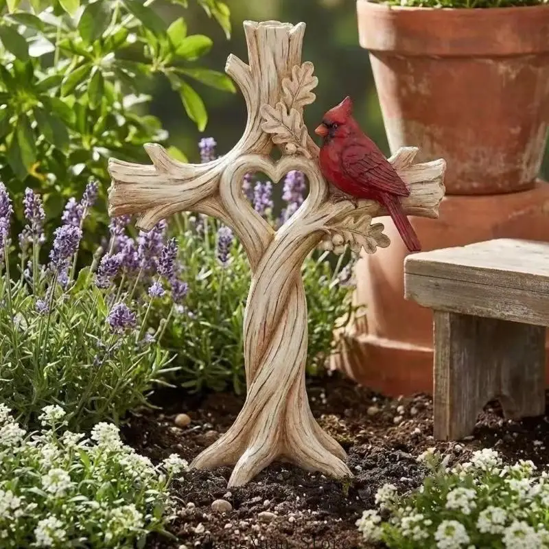 Baum-Wandakzent mit roten Federdetails und integriertem hinteren Schlitz 3XUF – Detail 10