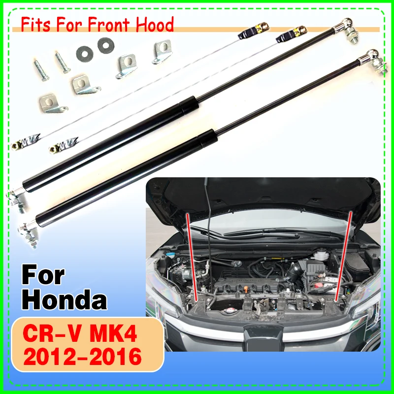 

1 Set Gas Struts For Honda CR-V MK4 2012-2016 2015 2014 Front Hood Bonnet Modify Lift Support Damper Shock Absorber Prop Rods