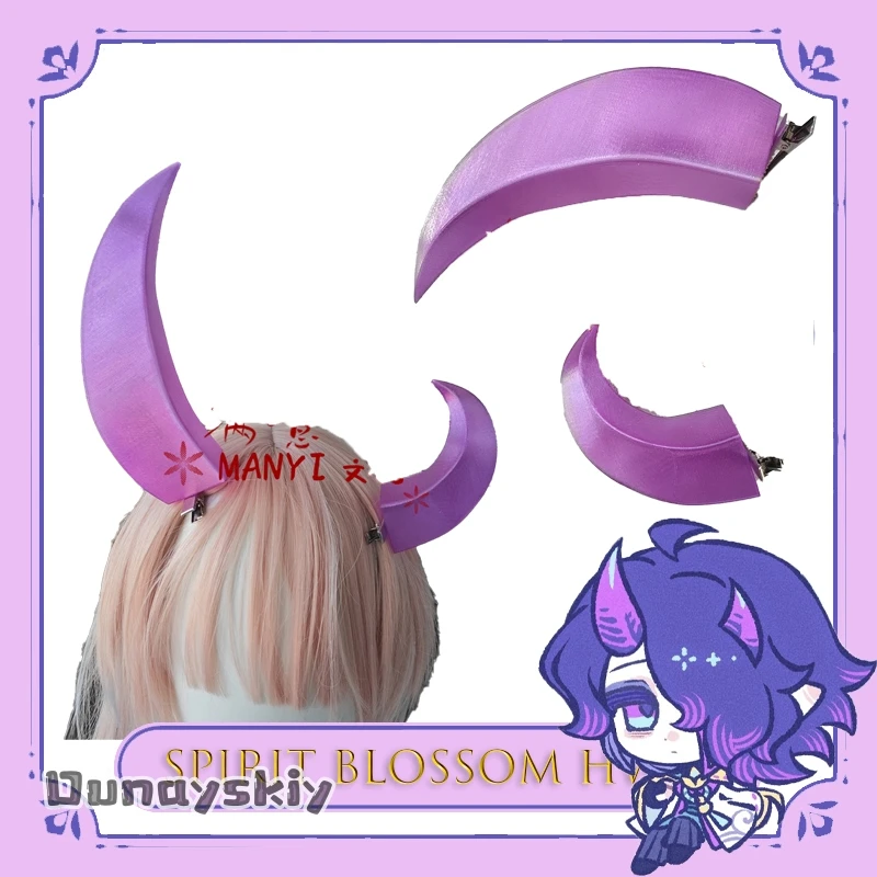 

Сделай сам S@ ‌ Косплей Дух Цветущий HWEI Повязка на голову с рогами дьявола Повязки на голову с рогами Аксессуар для костюма на Хэллоуин для вечеринки Косплеймет Cos