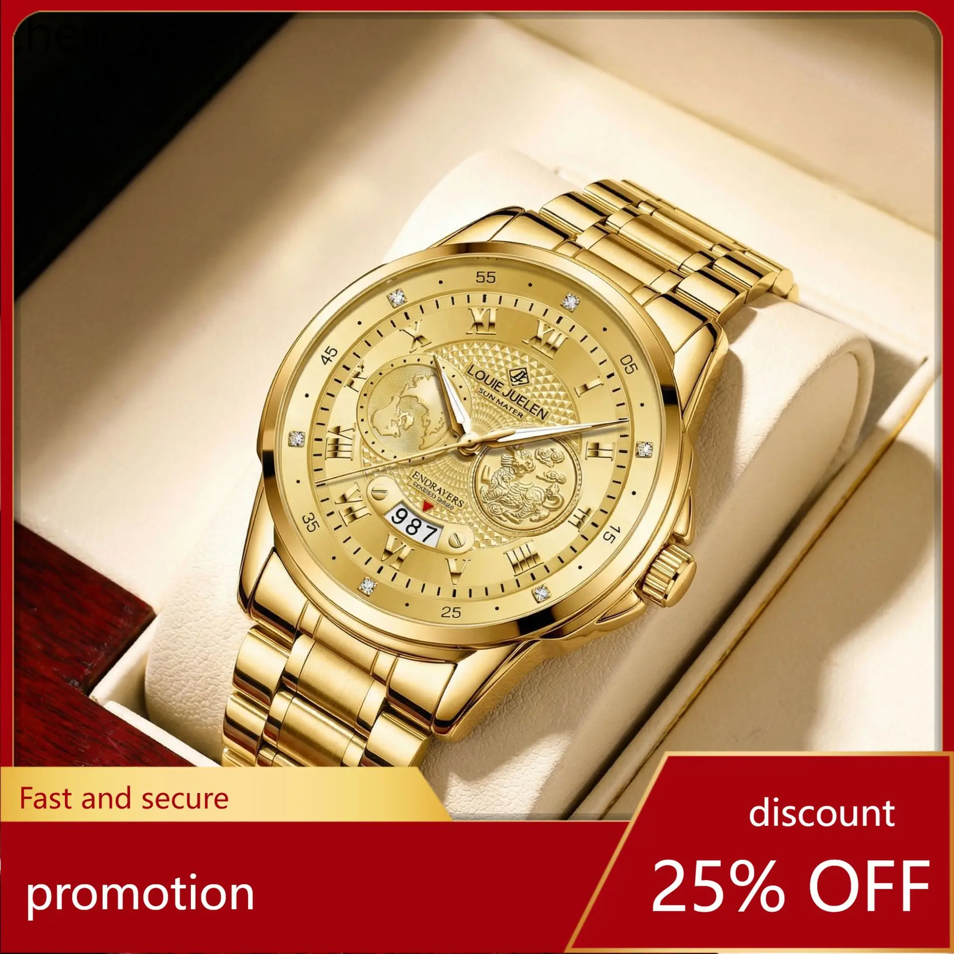 Zml men's watch new quartz wristwatch casual watch for boys