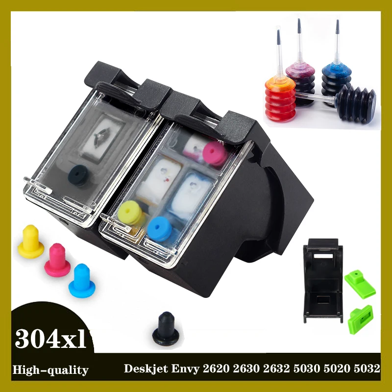 For HP 304 xl 304xl compatible Ink Cartridge Replacement For HP304 envy 5010 5030 5020 Deskjet 2620 2630 2632 3720 3730 printer