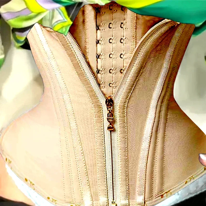 Mesh Corset Shapewear Fajas Colombian Girdle Hourglass Body Sculpting Binder Belt Modeling Strap Postpartum Shaper Waist Trainer