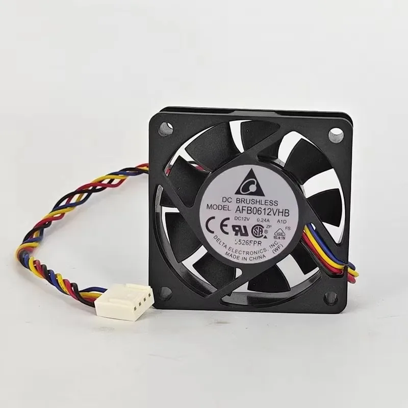 Original 6CM 6015 12V 0.24A AFB0612VHB 2-wire 3-wire 4-wire PWM speed regulation cooling fan