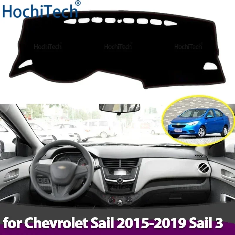 

Car Dashboard Cover Avoid Light Pad Instrument Panel Mat Case Carpets For Chevrolet Sail 2015 2016 2017 2018 2019 Sail 3