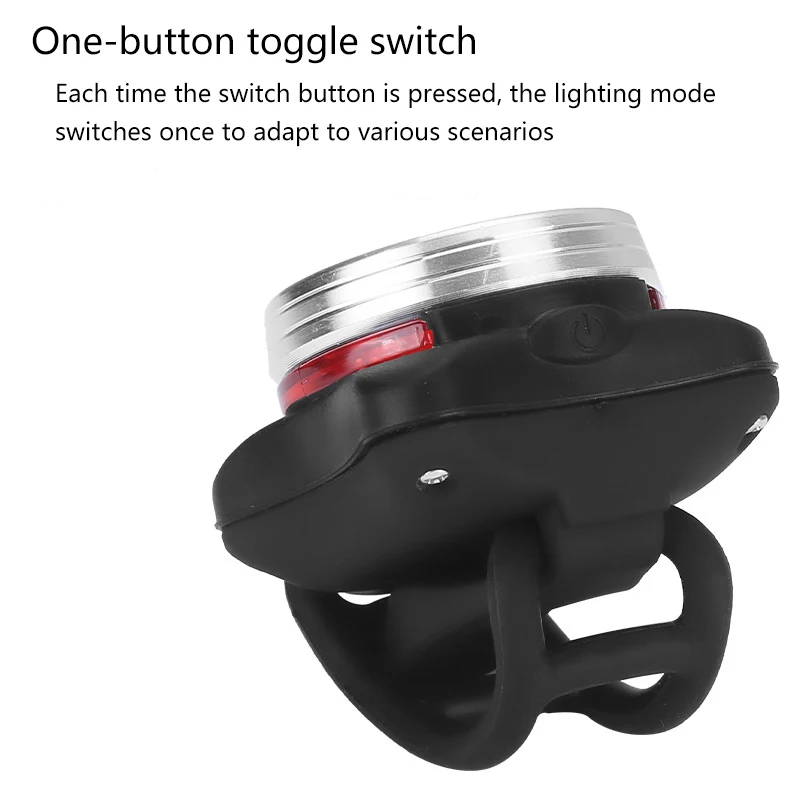 COB Fahrrad Licht Mountainbike USB Lade Scheinwerfer + Warnung Rücklicht Set Rücklicht Reiten Zubehör