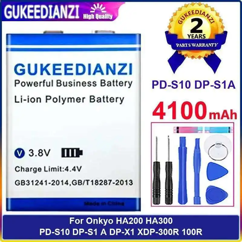 

For Onkyo HA200 HA300 PD-S10 DP-S1 A DP-X1 Xdp-300R 100R DP-S1A Audio Product Battery Reliable Power 4100Mah