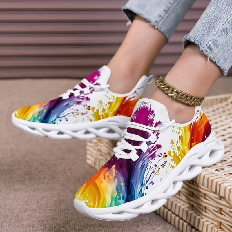 

YRZL Comfortable Sneakers for Men Lightweight Gym Training Shoes Non Slip Breathable Walking Shoes Mens Casual Athletic Footwear