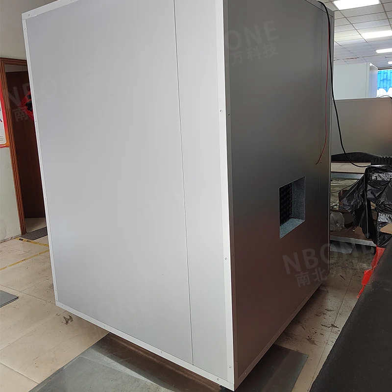 Dispositivi industriali per la riduzione del rumore Stanza insonorizzata per la linea di produzione Stanza silenziosa per apparecchiature di test acustici della ventola del motore