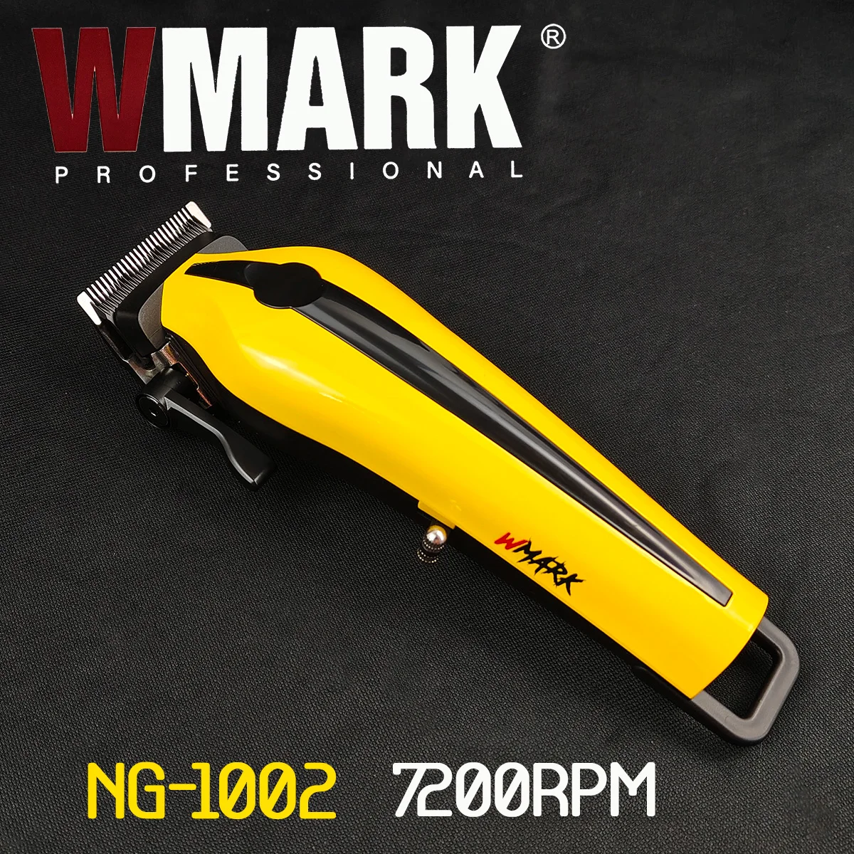 Professional WMARK NG-1002 7200RPM 2500mAh Hair Clipper 5 Speed Control Ceramic Moving Blade Barber Clipper Hair Trimmer for Men