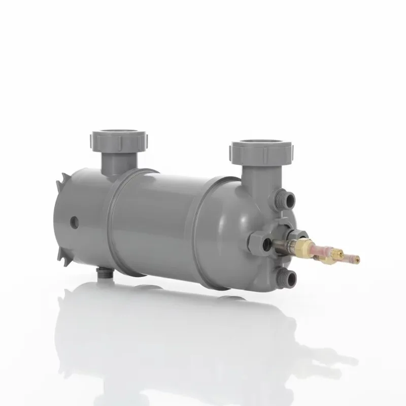 

PVC Heat Pump Water Heater & Swimming Pool Heat Exchanger with Engine High Efficiency Energy Saving Corrosion Resistant