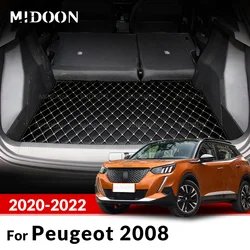Car Trunk Mat For PEUGEOT 2008 2020 2021 2022 Custom Car Cargo Liner Auto Interior Accessories Decoration