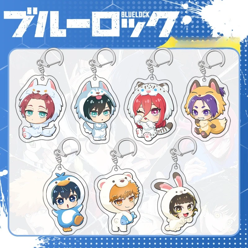 Isagi Yoichi Chigiri Hyoma Bachira Meguru Kuon Wataru Doll Suit Polar Creature Series Customizable Acrylic Keychain Pendant