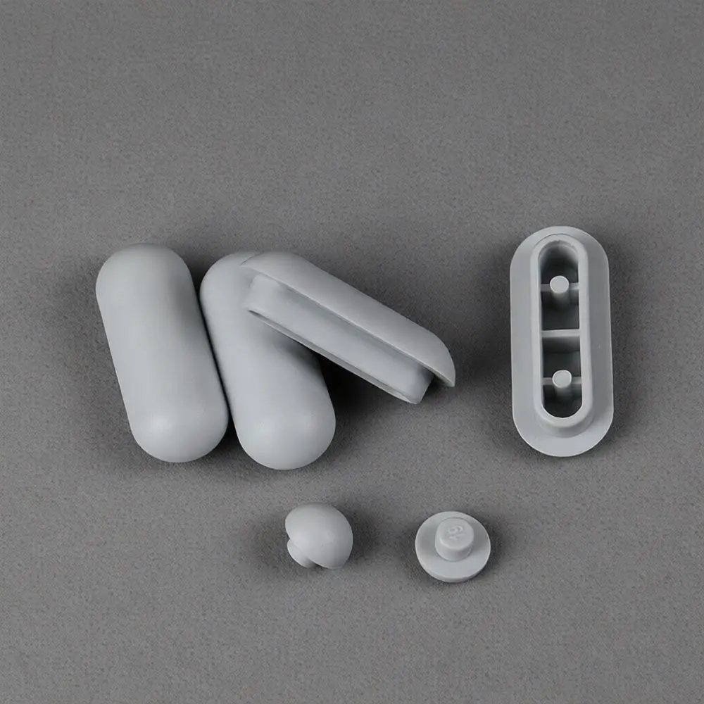 Universal Toilet Seat Bumper Kit Rubber Cushion Pads For Lid Stability Bathroom Equipment Repair Maintenance Components