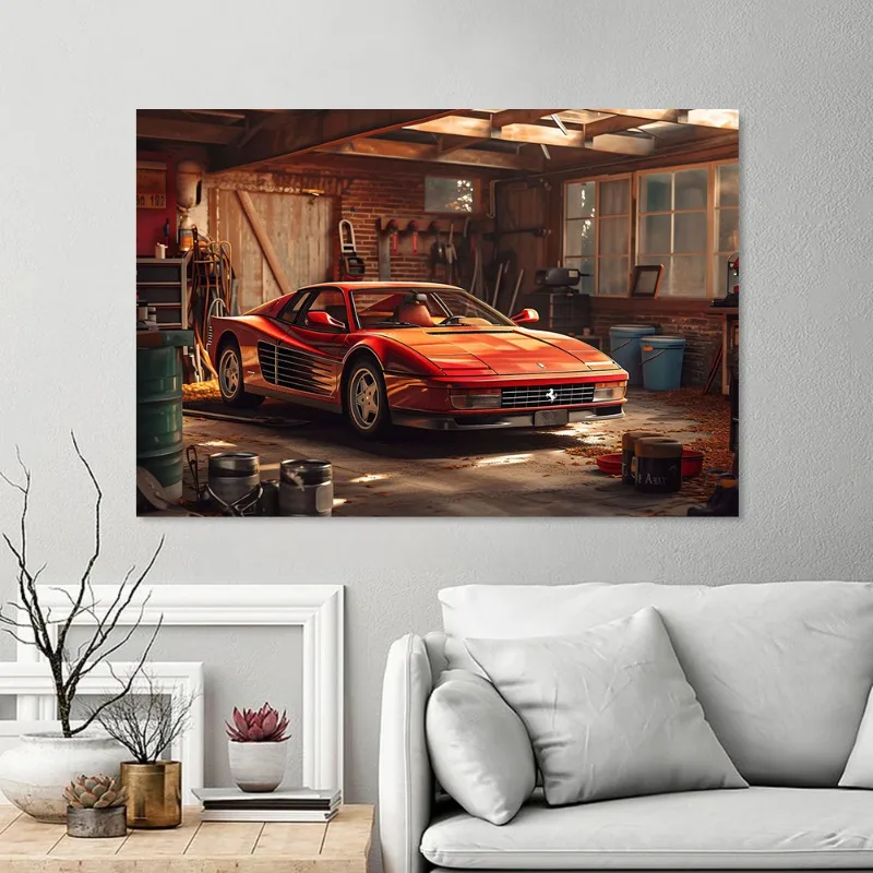 Vintage Garage Classic Luxury Car Posters Prints Canvas Painting Wall Art Aesthetic M-Mercedes Picture for Club Room Home Decor