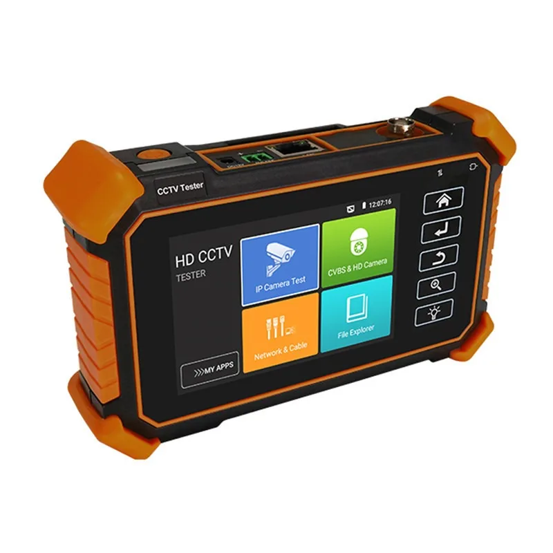 Professional CCTV Video Surveillance Tester Monitor IP Analog Camera Test Tool Portable Engineering Display H.265 4K Network