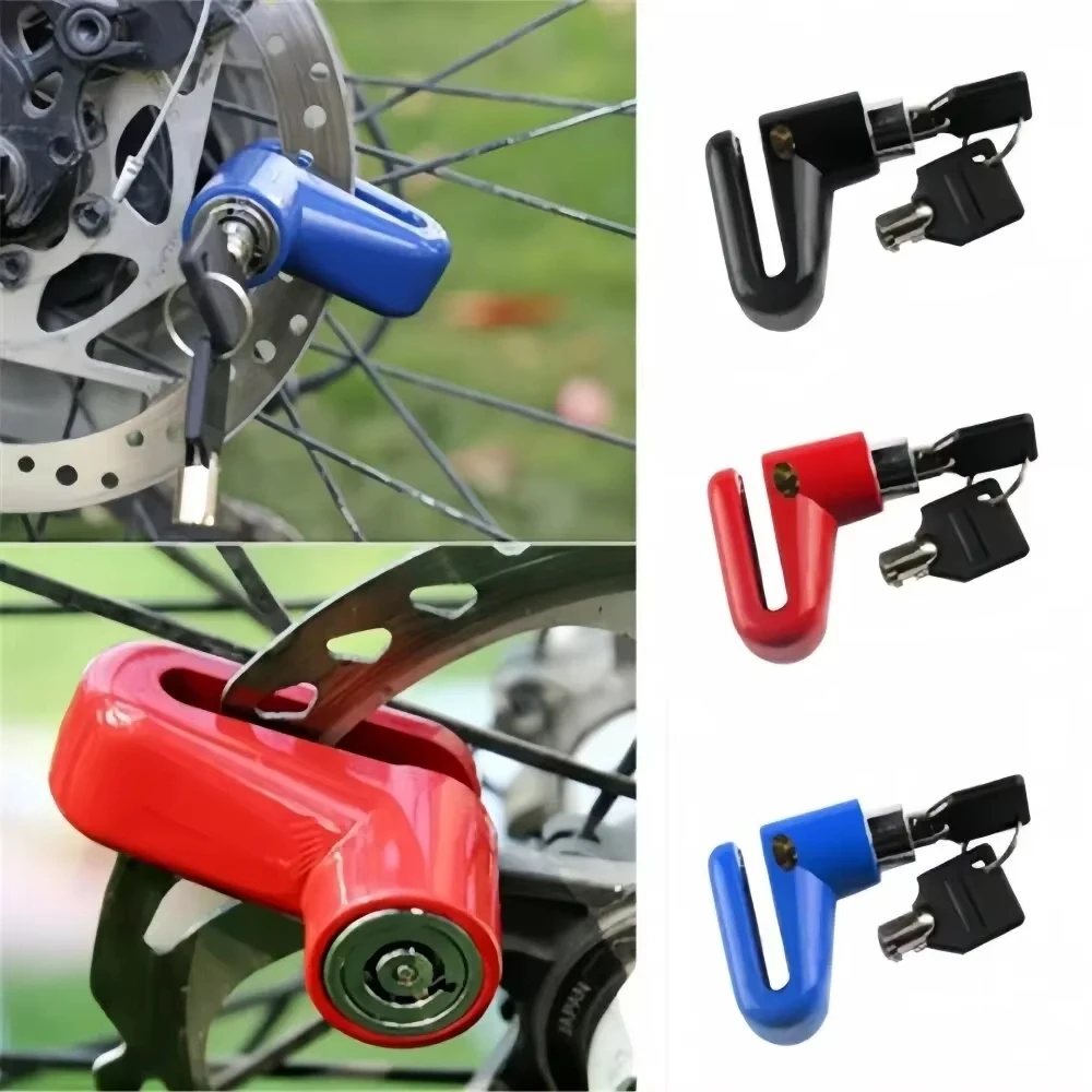 

Aluminum Alloy Mini Disc Lock - Anti-Theft Security for Mountain Bike, Motorcycle & Electric Bike - Portable & Durable
