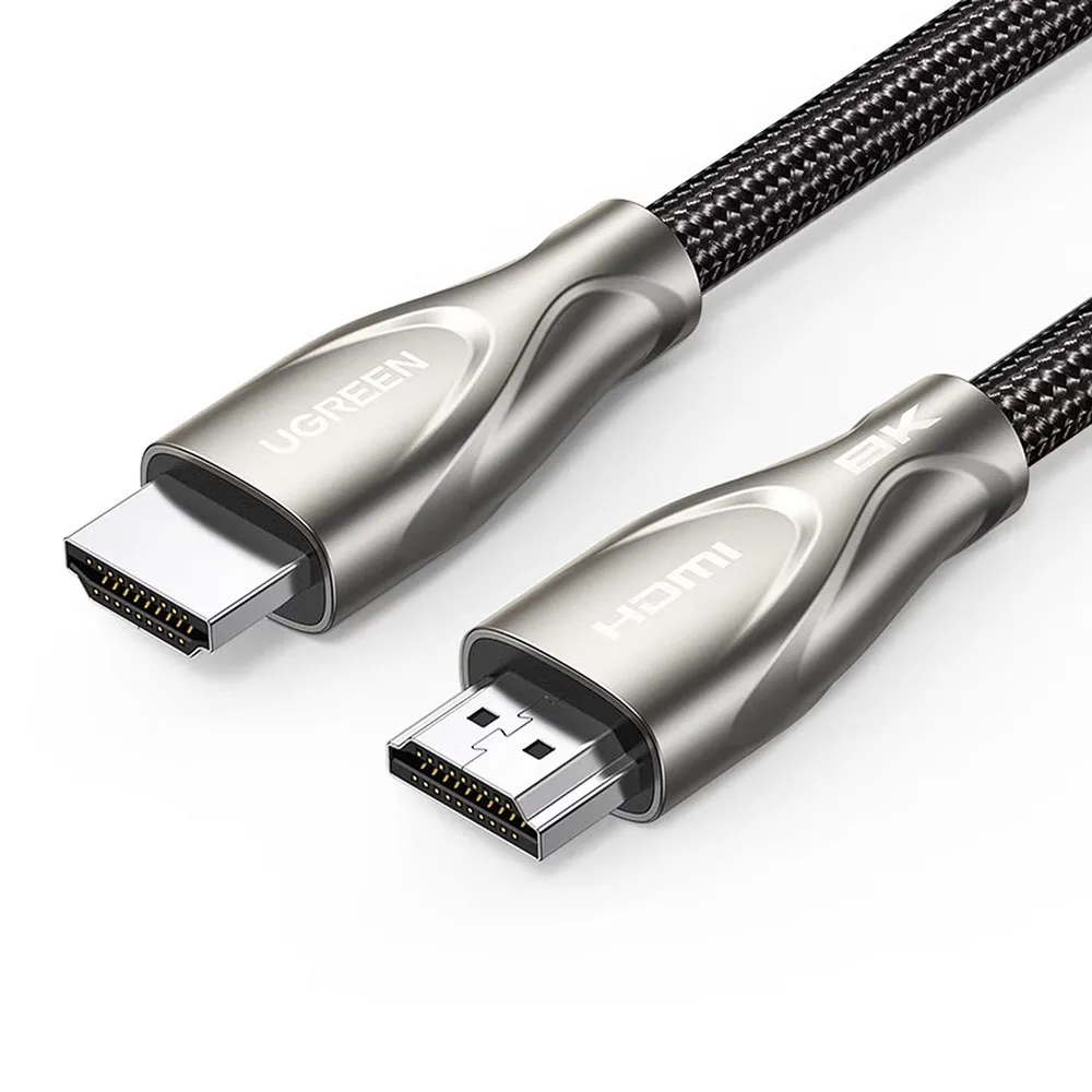 UGREEN 90254 HDMI 2.1 Cable 1M 8K60Hz 4K240Hz 48Gbps eARC HDR HD Video Cord for Laptop TV Monitor Projector PS5