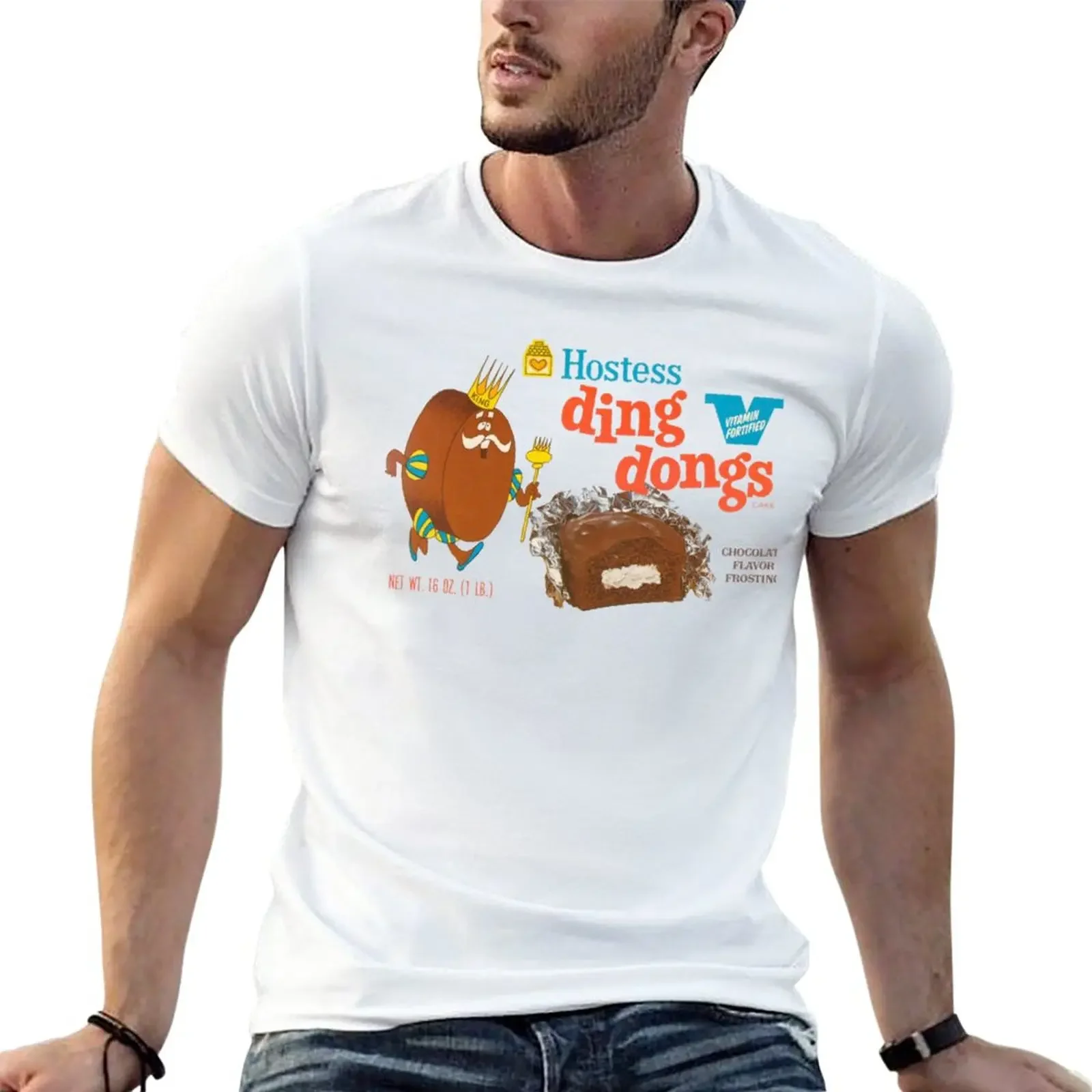 New Ding Dongs with King Ding Dong T-Shirt plus size tops t shirt man Blouse funny t shirts for men