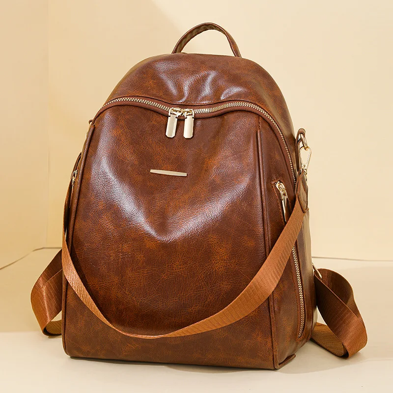 

Europe and the United States shoulder bag new large-capacity backpack commuter bag leisure backpack high sense ladies bag