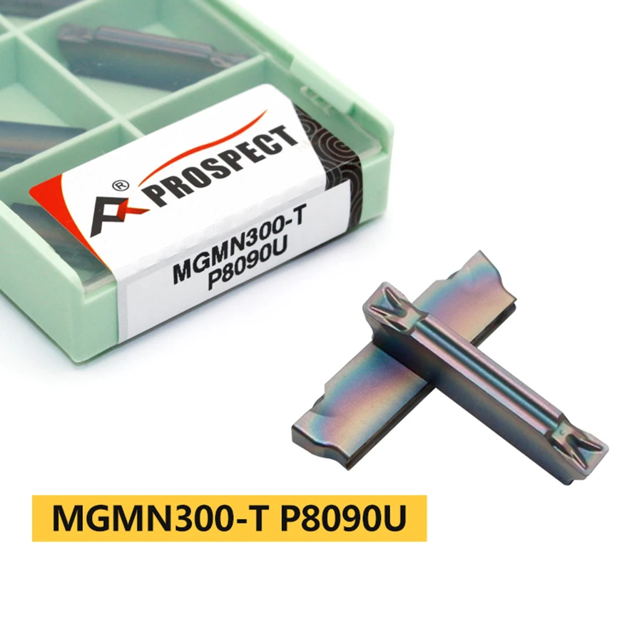 

High Quality Wear-resistant Colorful Hardened Steel Insert MGMN150/200/250/300/400/500-T/DR P8090U CNC Lathe Tool Grooving Blade