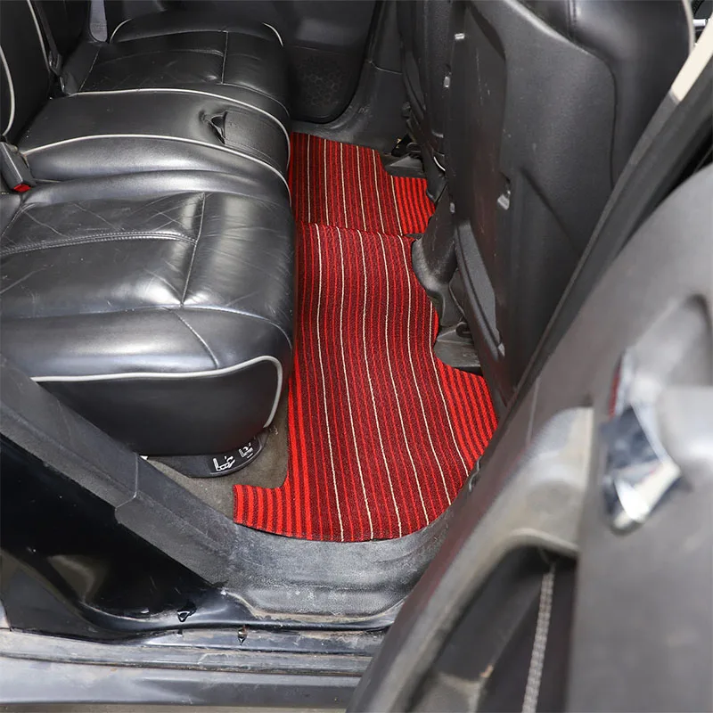 

TPE Rubber Car Front Rear Row Wire Loop Floor Mats Trim For Hummer H3 2005-2009 Interior Car Accessories