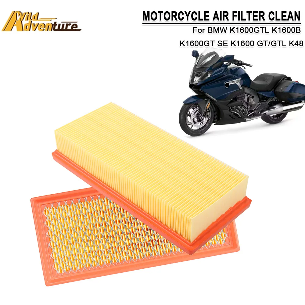 Motorcycle High Flow Air Filter For BMW K1600GTL K1600B K1600GT SE K1600 GT/GTL K48 Engine Intake Purification Cleaner Element