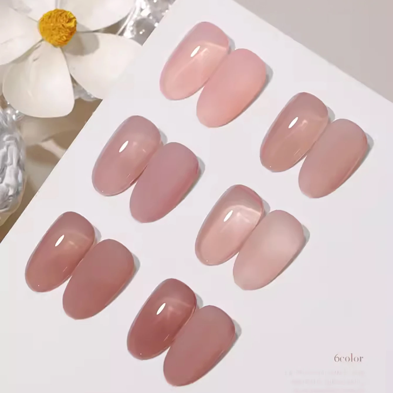 ZH1PCS 2026 New Trend Plain Water Clear and Versatile Huanhuan Fairy Base Color Ice Transparent Nude Nail Gel Polish