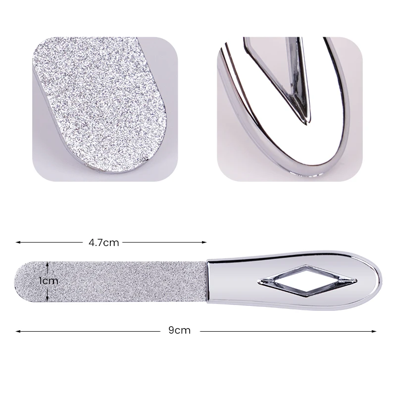

2/5 шт. двусторонняя пилочка для зубов из нержавеющей стали, стоматологический шлифовальный инструмент, пилочка для ногтей, аксессуары для ухода