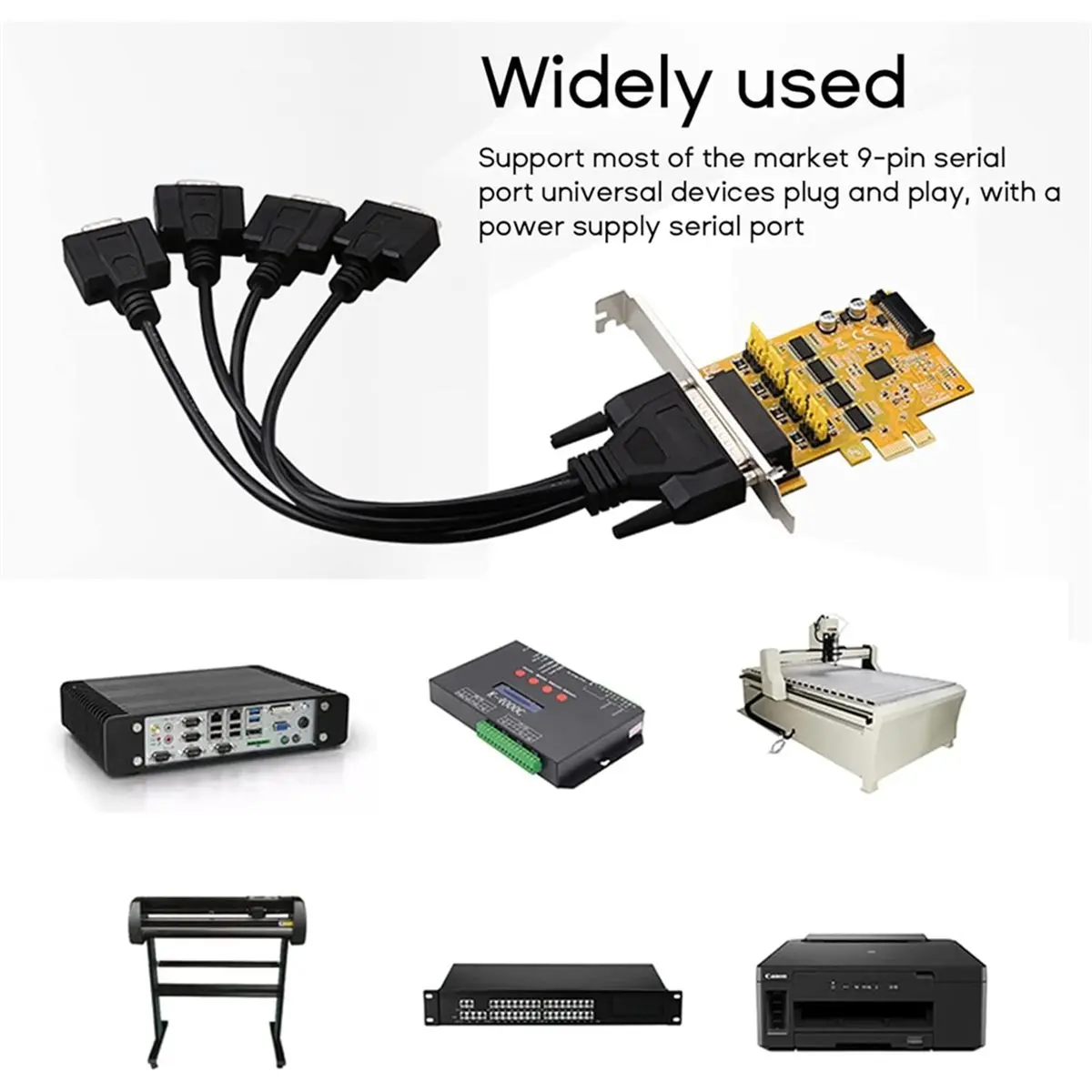 

Карта расширения для промышленного компьютера RS232, адаптер PCI-E, TXB182, 4-портовый последовательный порт с блоком питания