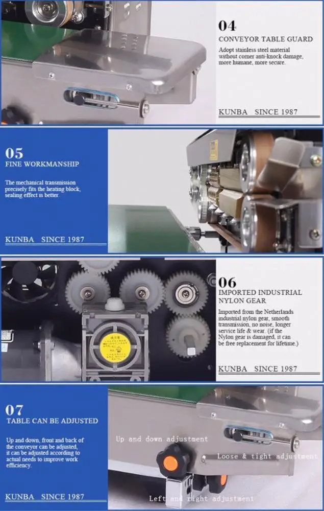 Professional manufacturer plastic bag heat sealer film sealing machine