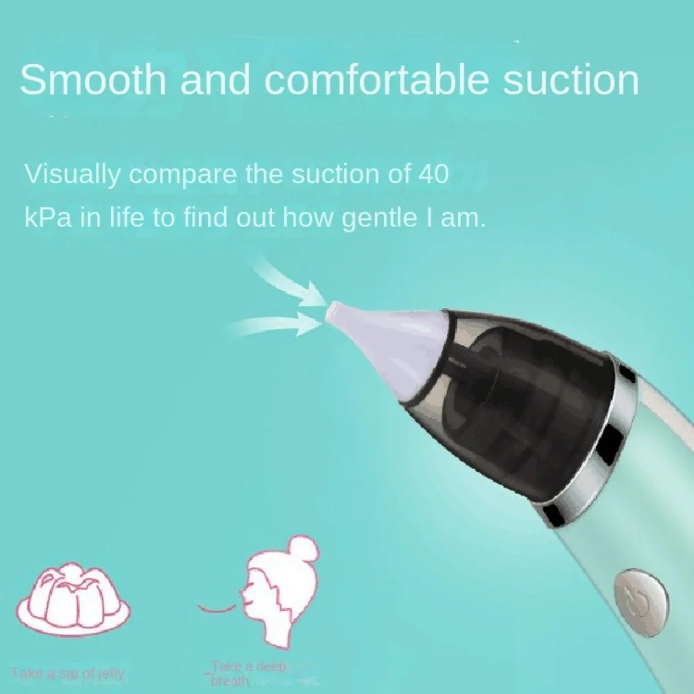 

Electric Electric Baby Nasal Aspirator Safety USB Charging Baby Nasal Inhaler Silent Nasal Obstruction Rhinitis Nose Cleaner