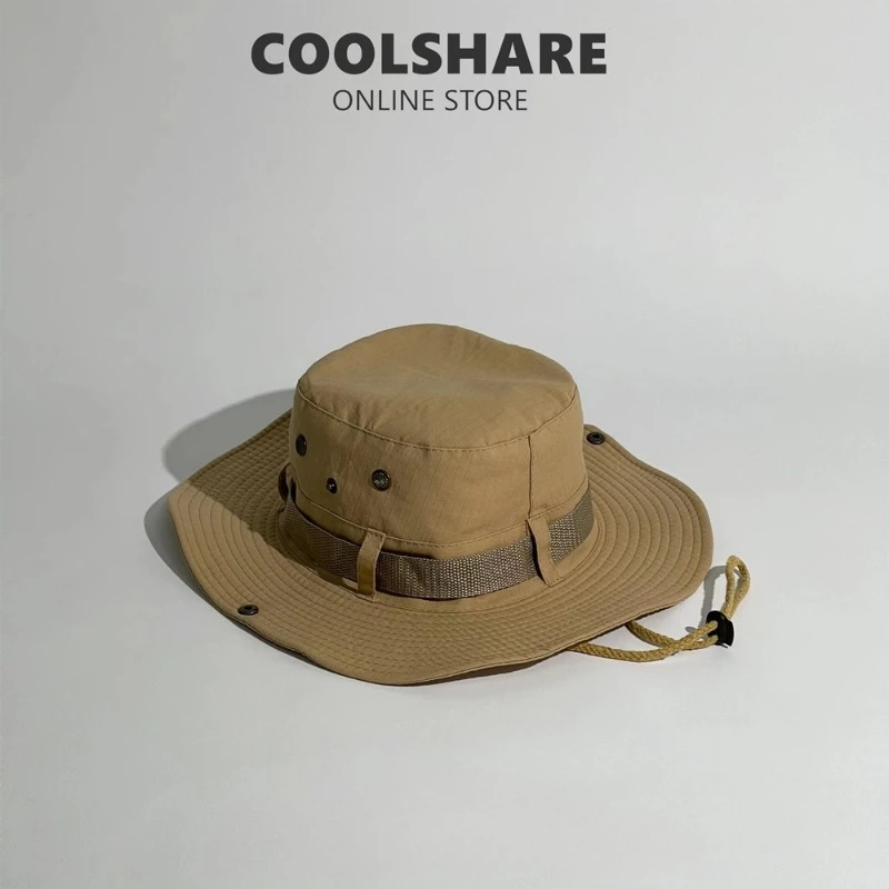 

Summer Outdoor Fisherman Hat Camping Sun Hat Fishing Mountaineering Hat Jungle Sun Protection Bennie Hat