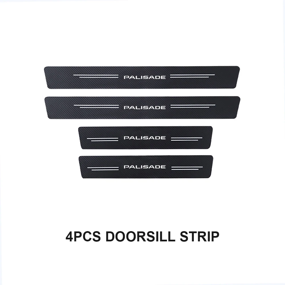 4pcs Car threshold Car sticker car accessories for hyundai palisade