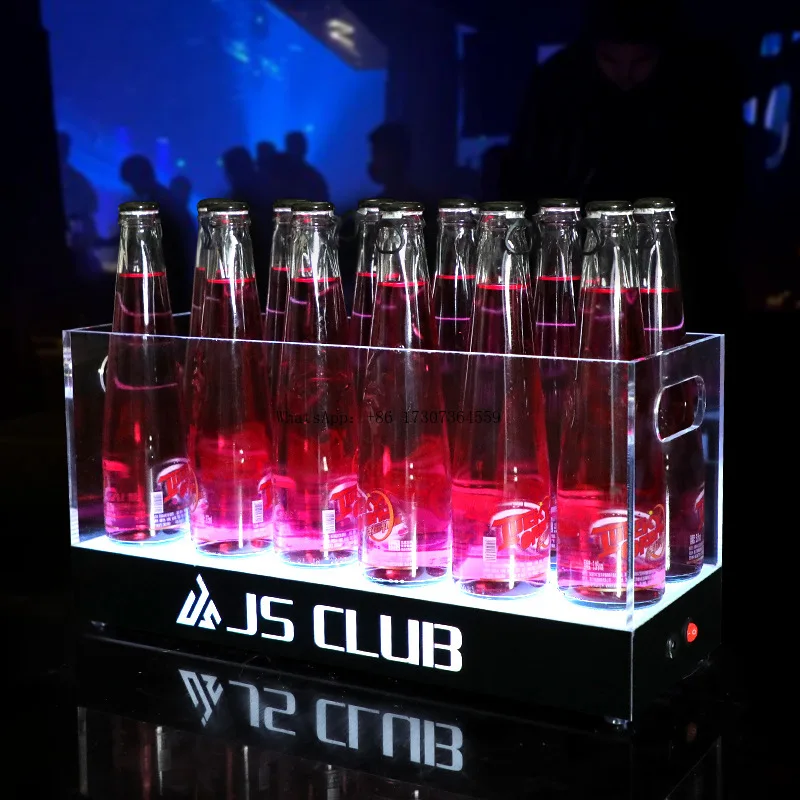 

LED luminous ice bucket bar beer cocktail ice acrylic transparent KTV champagne
