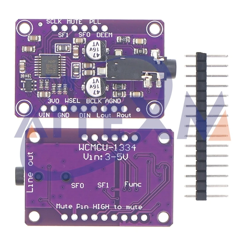 DAC Module UDA1334A UDA1334 I2S DAC Audio Stereo Decoder Module Board For Arduino 3.3V - 5V