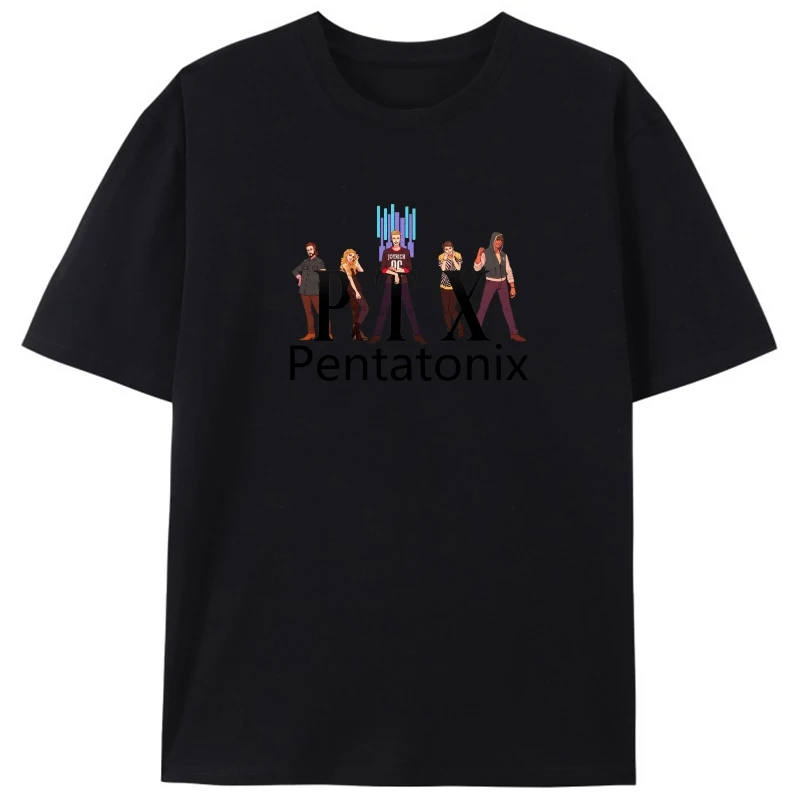 

Women Fashion Pentatonix Cotton T-Shirt