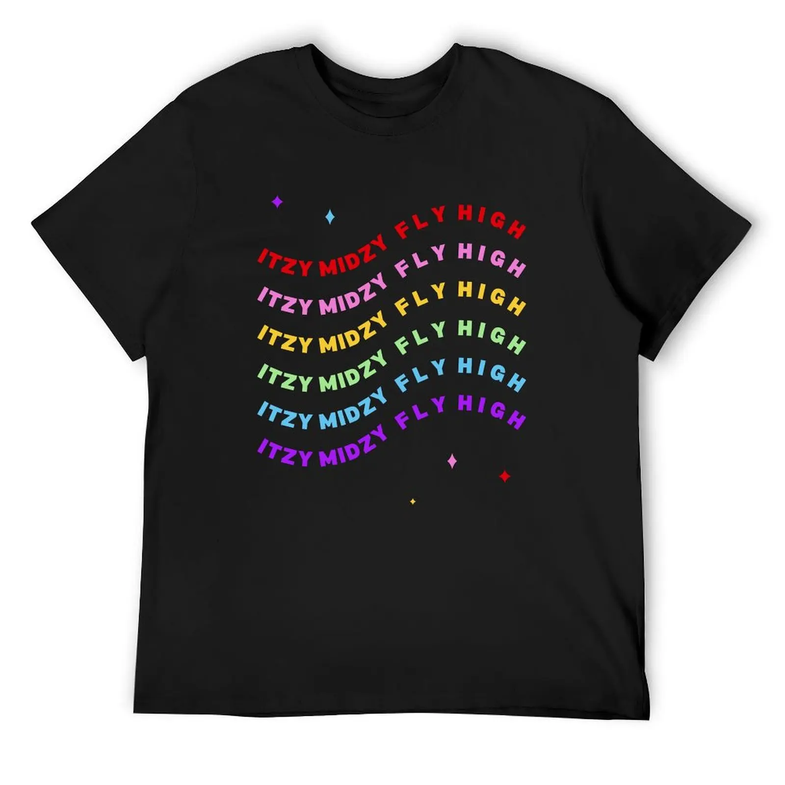 

ITZY MIDZY FLY HIGH flag T-Shirt blanks tops Blouse t shirt men